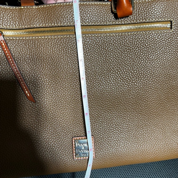 Dooney & Bourke Tan Leather Satchel - Picture 10 of 10